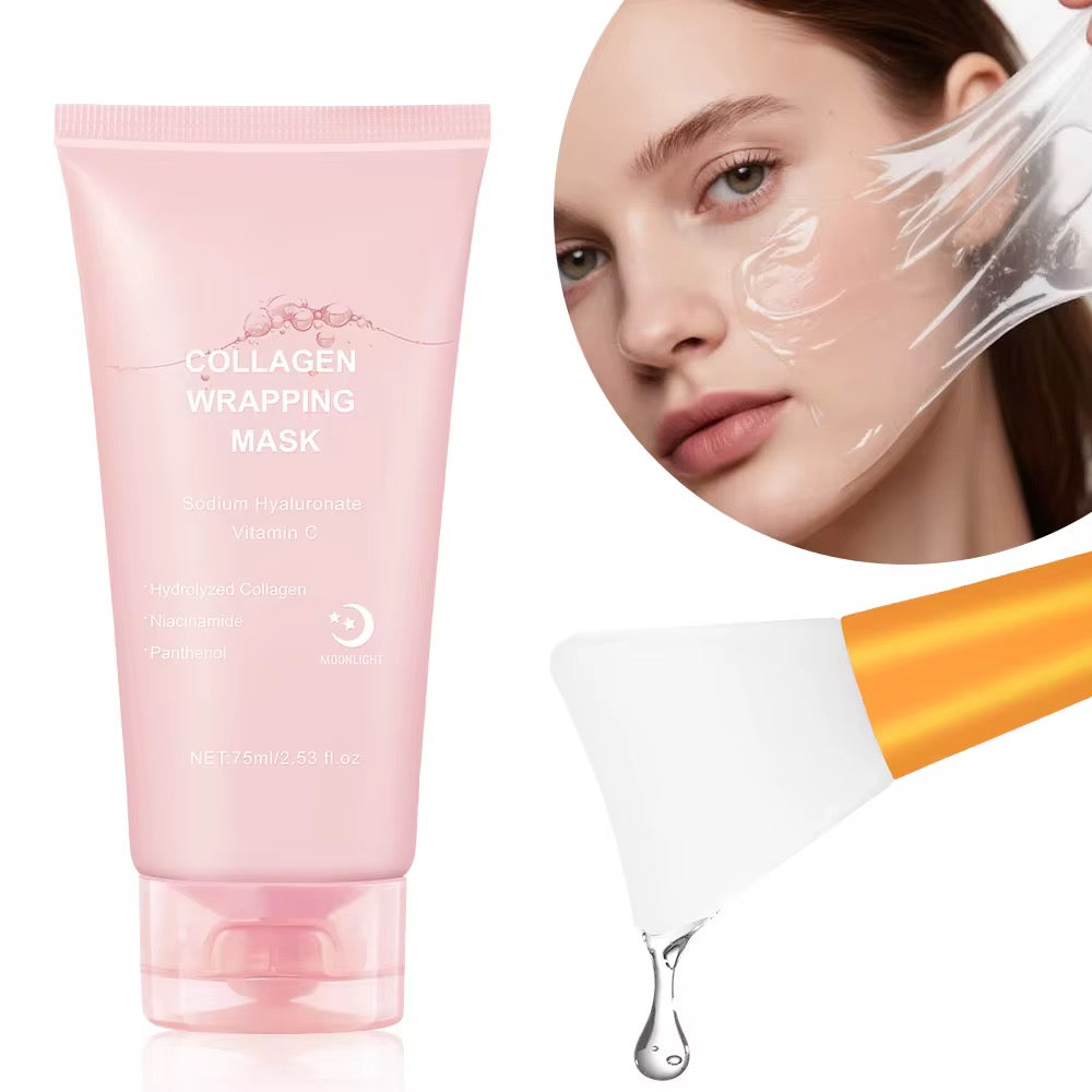 Collagen Night Wrapping Mask – Réveillez-vous avec une peau lisse, ferme et éclatante !