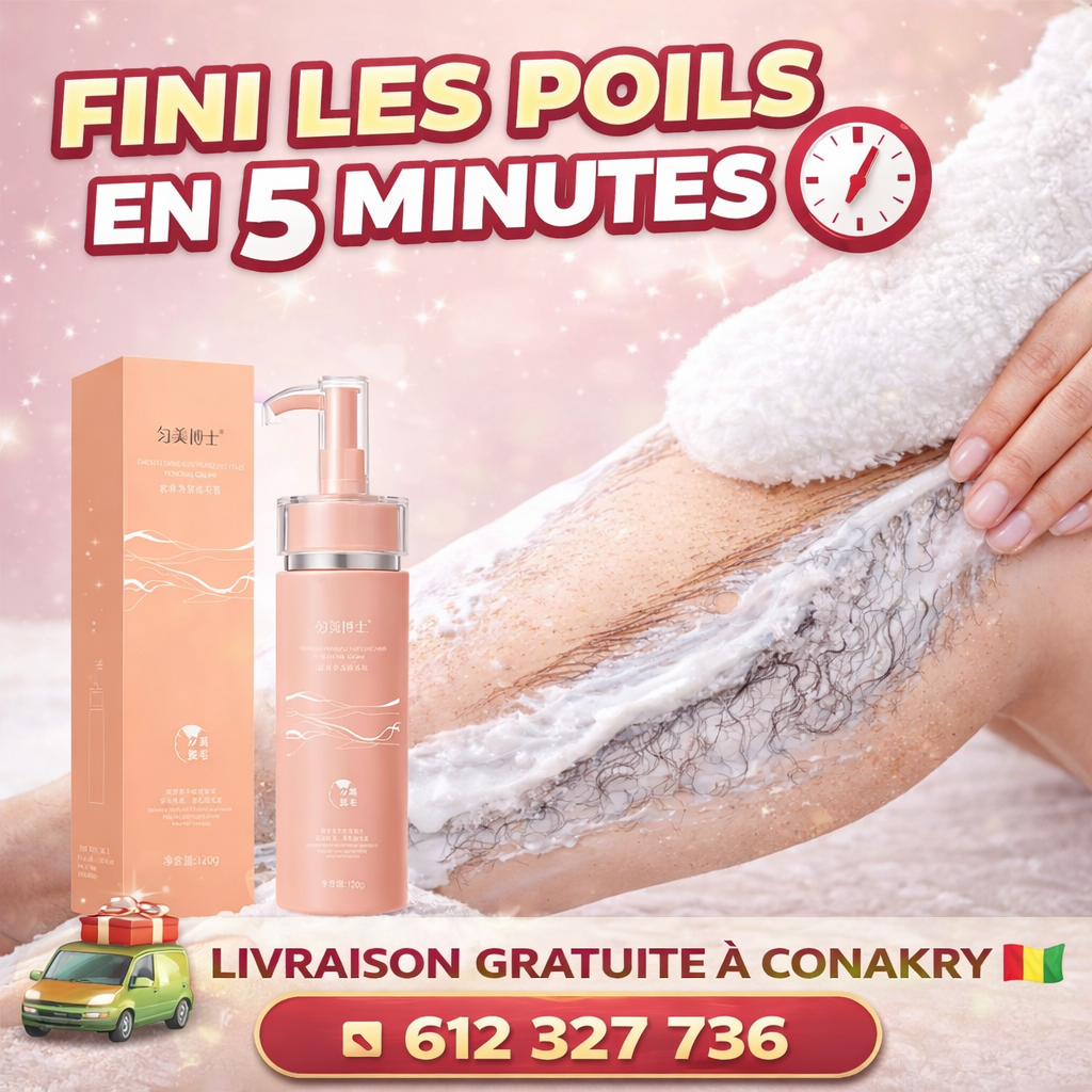 Crème Dépilatoire Naturelle & Apaisante