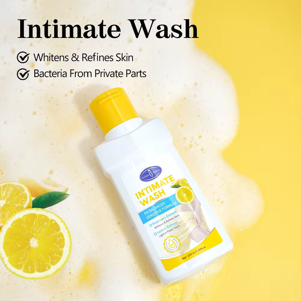 Nettoyant Intime au Citron & Romarin – Éclat, Pureté et Protection Naturelle